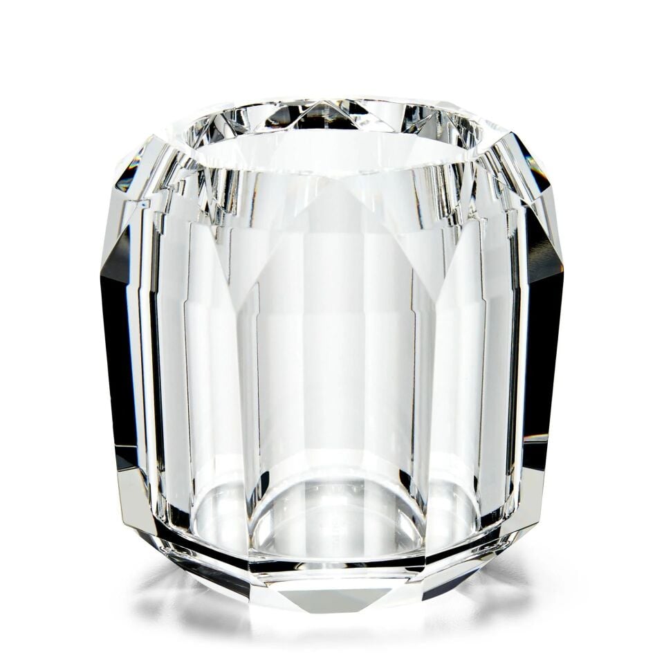 LEIGH FACETED CRYSTAL VOTIVE