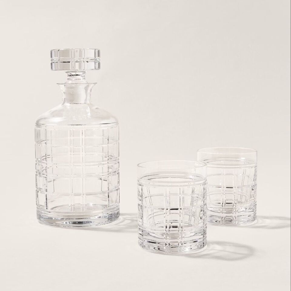 HUDSON PLAID VİSKİ SETİ