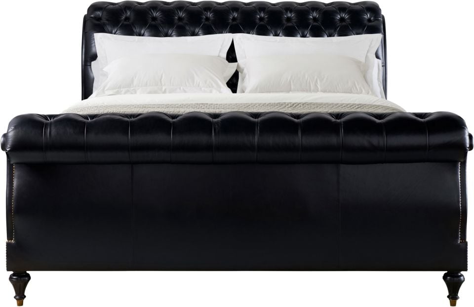 SPENCER LONDON KING SLEIGH BED