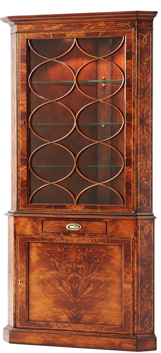 GEORGIAN ENGLAND KÖŞE VİTRİN