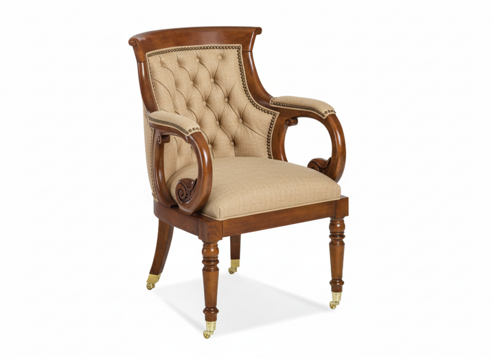 JOCKEY CLUB TUFTED CHAIR
