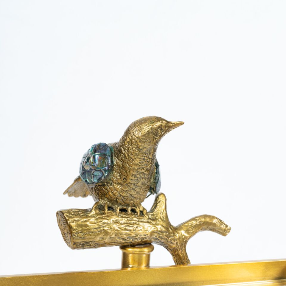 TWEET SEDEF KUŞ  DETAYLI YAN SEHPA