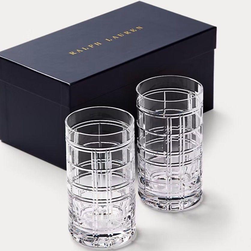 HUDSON PLAID HIGHBALL - SET