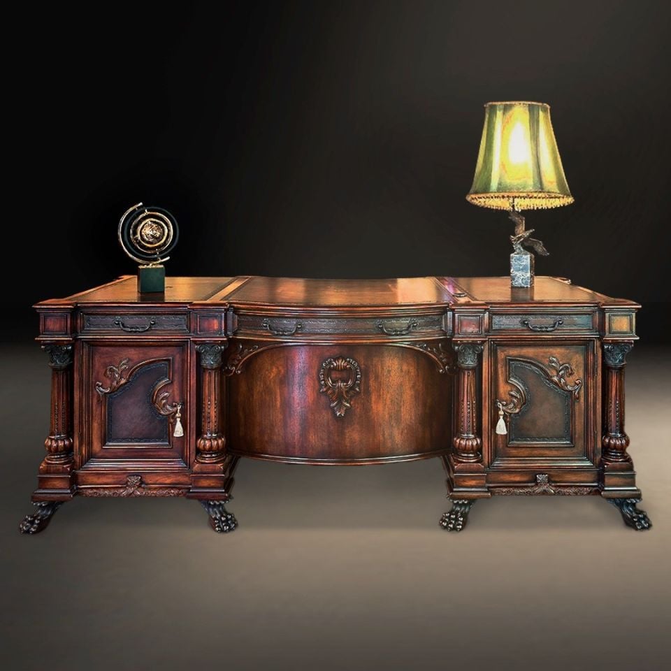 LIBRARY BOOKCASE OFFICE DESK