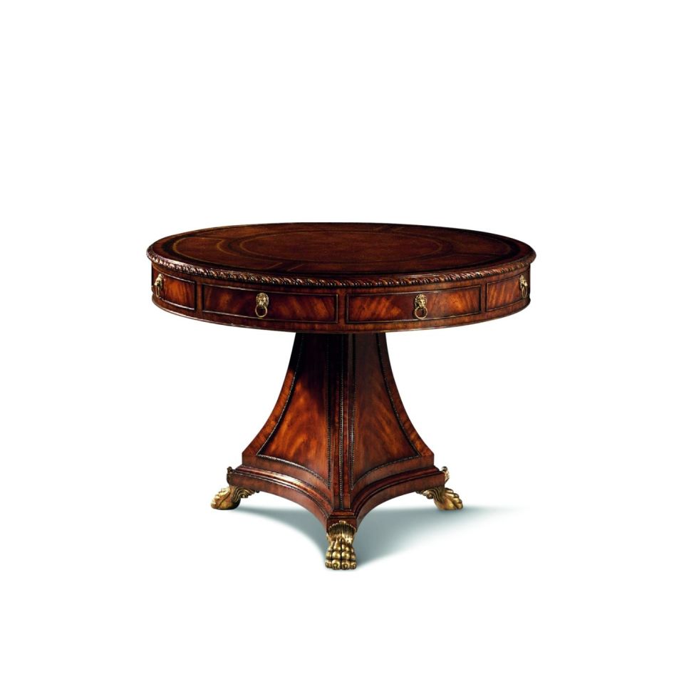CROTCH MAHOGANY CENTER TABLE