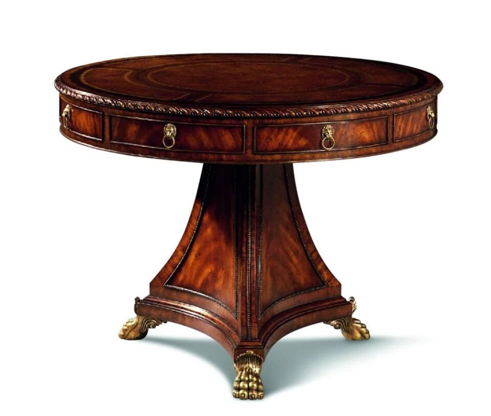 CROTCH MAHOGANY CENTER TABLE