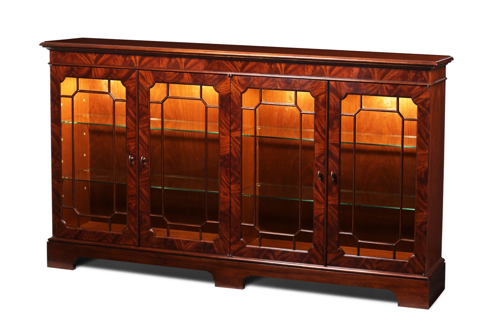 CROTCH MAHOGANY DISPLAY DOLAP