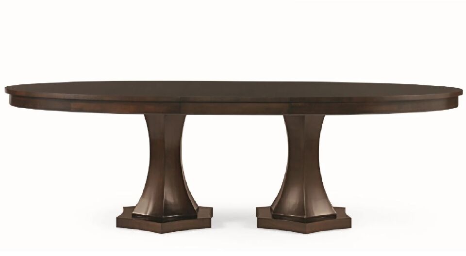 TRIBECA DOUBLE PEDESTAL DINING TABLE