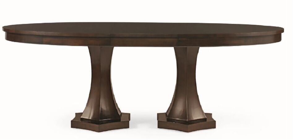 TRIBECA DOUBLE PEDESTAL DINING TABLE