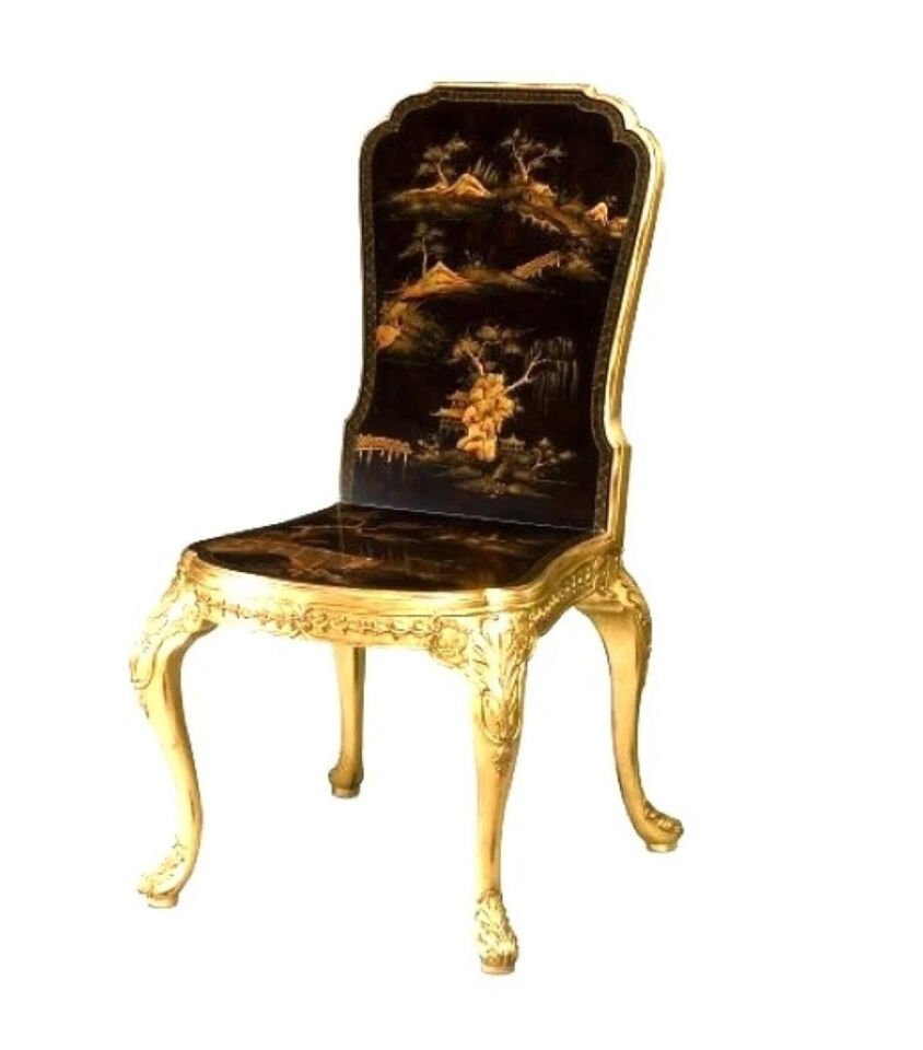 GILT BELLFLOWER CHAIR