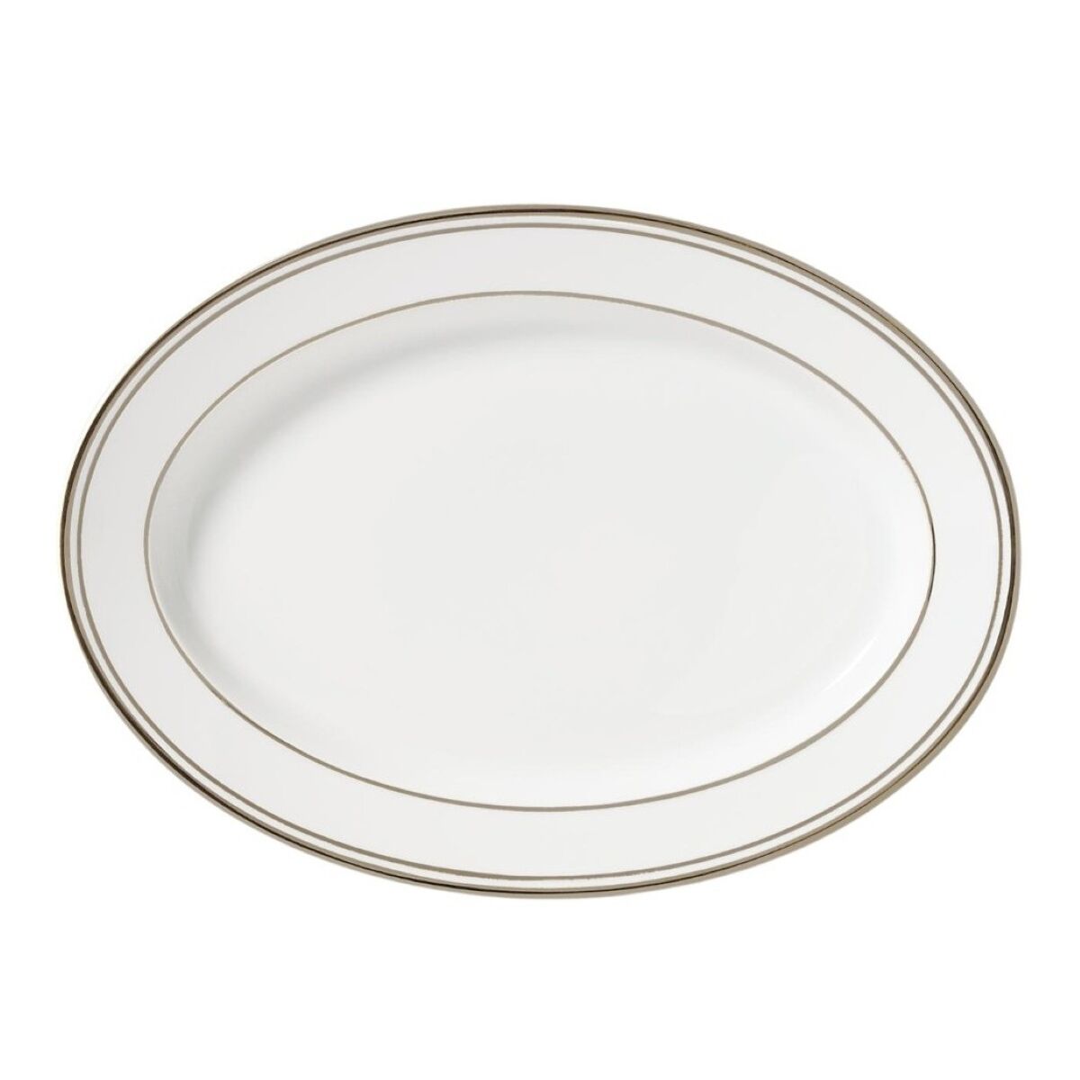 WILSHIRE OVAL PLATTER SILVER
