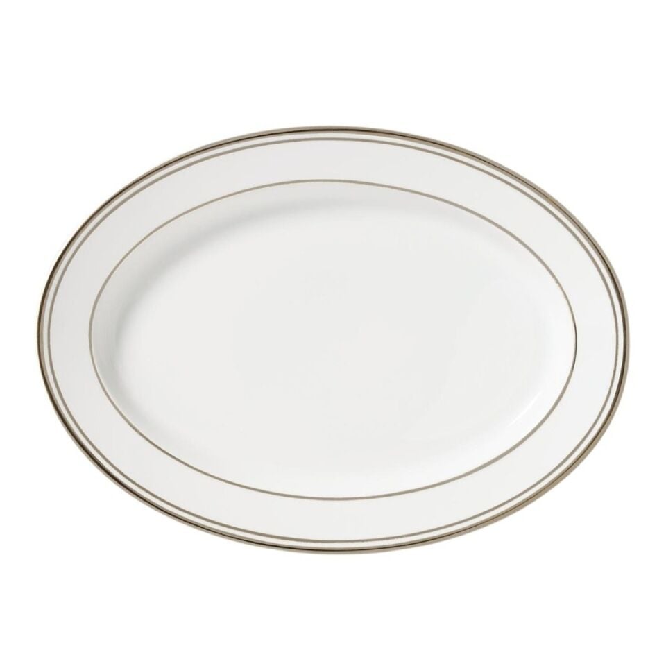 WILSHIRE OVAL PLATTER SILVER