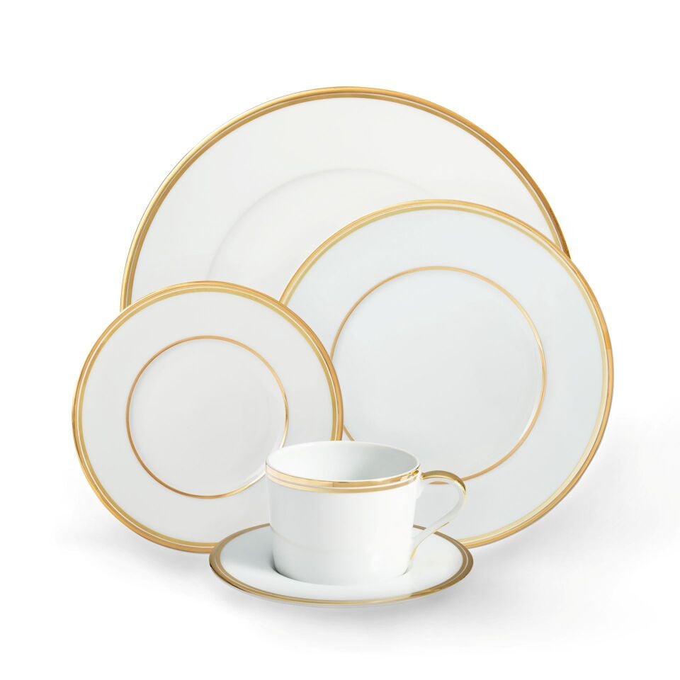 WILSHIRE SALAD PLATE / GOLD