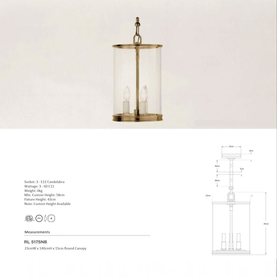 MODERN LANTERN FENER LAMBA