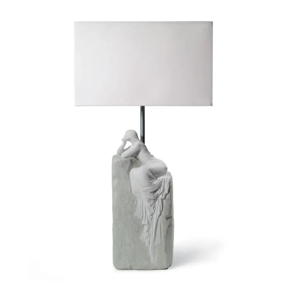 MEDITATING WOMAN LAMP II