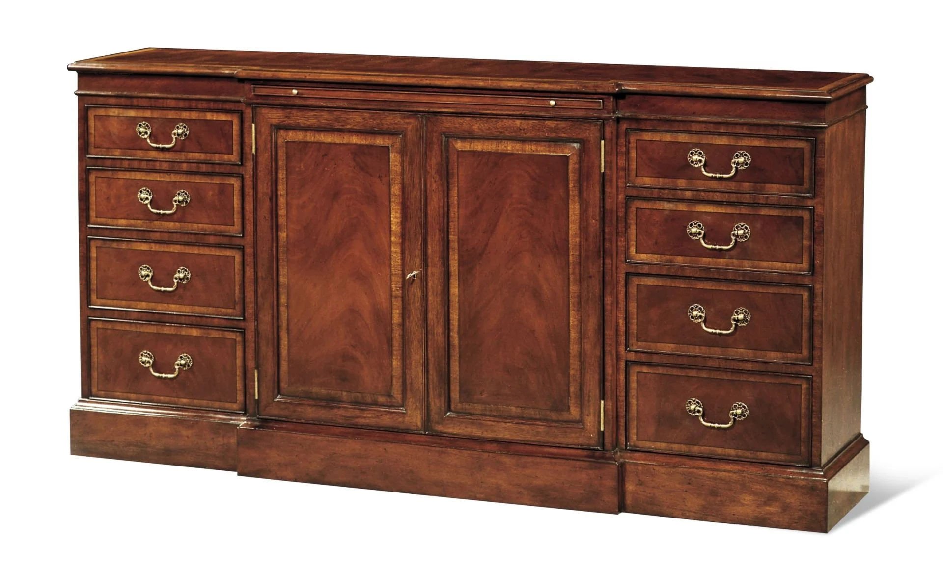 CROTCH MAHOGANY KONSOL