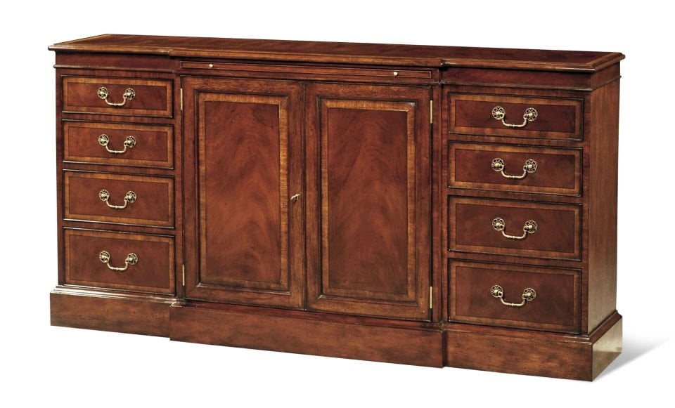 CROTCH MAHOGANY KONSOL