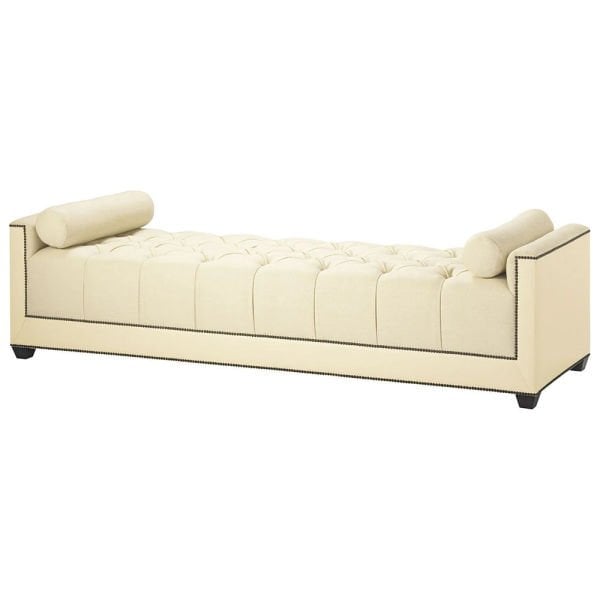 PARIS MODERN STITCHED CHAISE LOUNGE