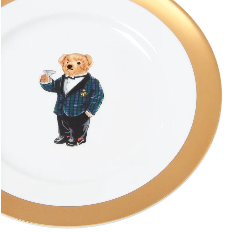 THOMPSON POLO BEAR PLATE & MUG GIFT SET (set Of Four)