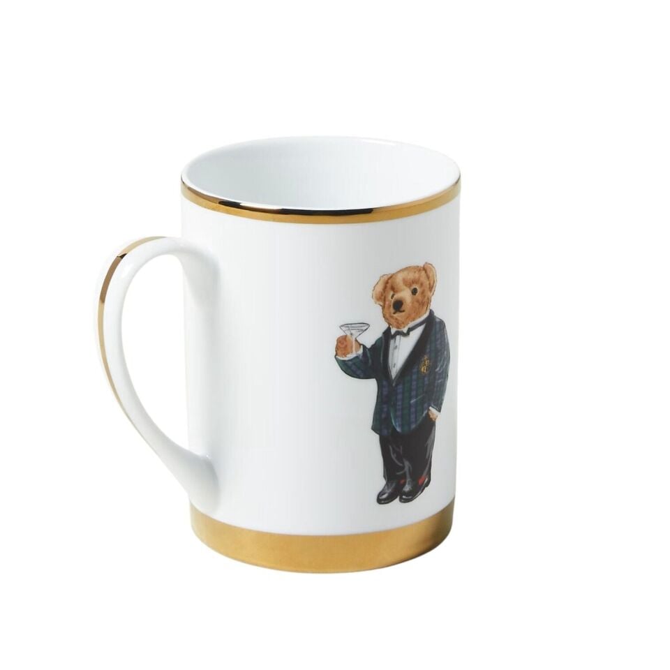 THOMPSON POLO BEAR PLATE & MUG GIFT SET (set Of Four)