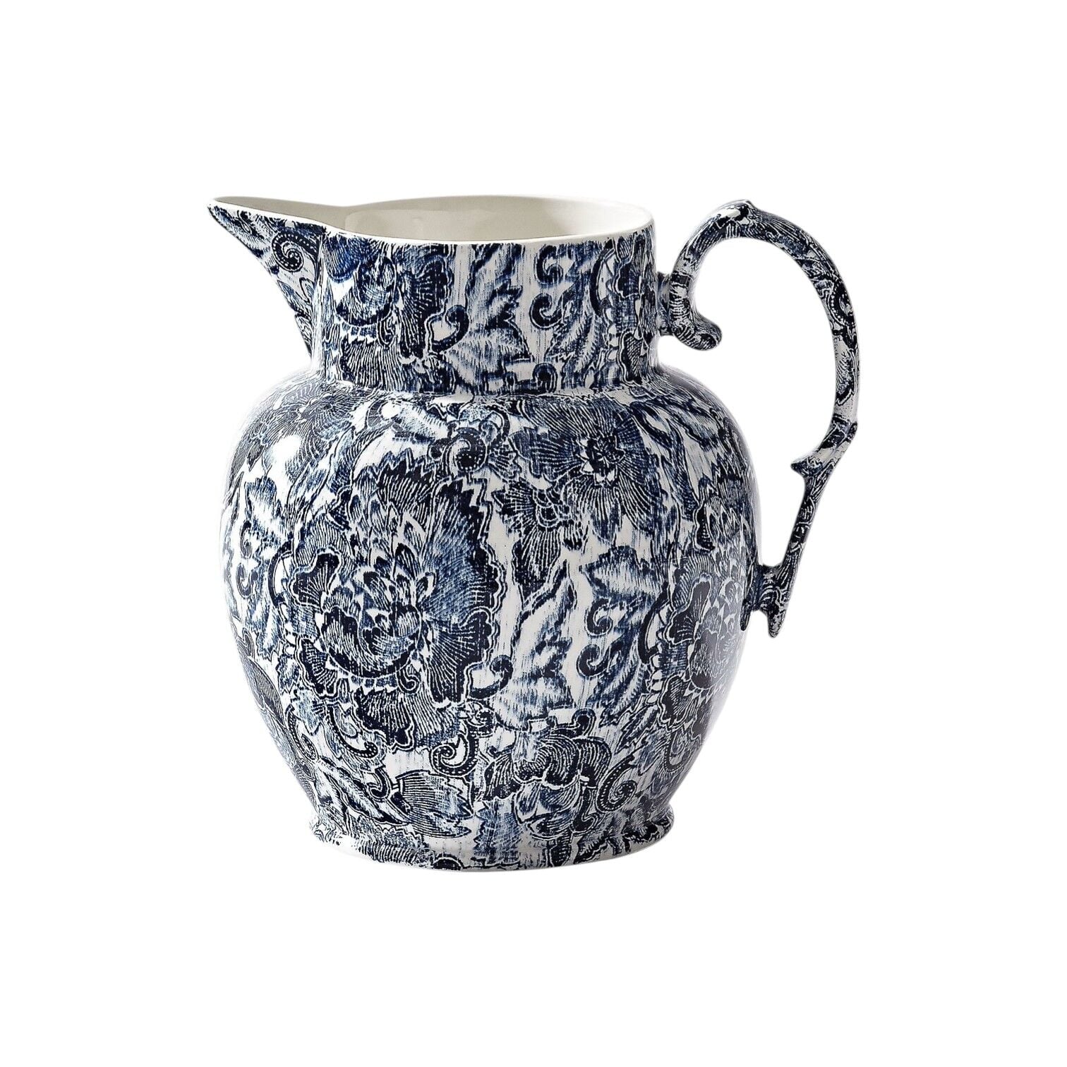 FADED PEONY ETRUSCAN PITCHER