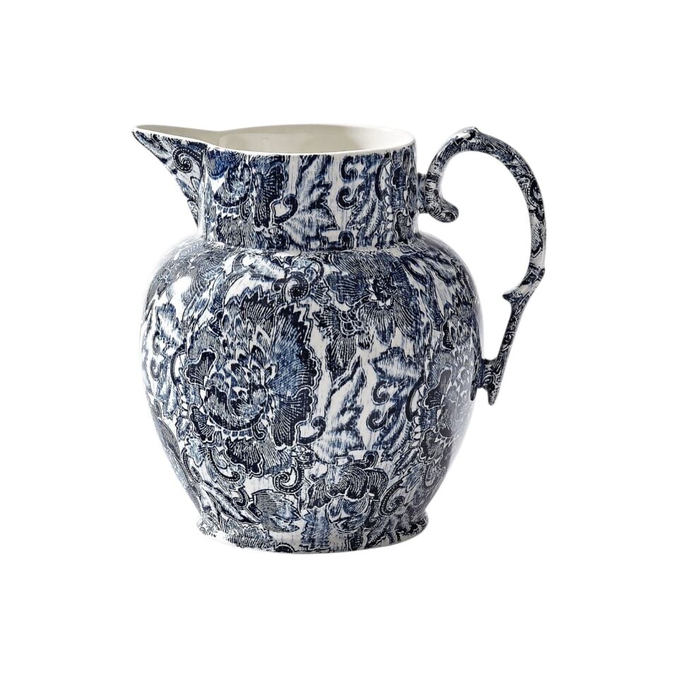 FADED PEONY ETRUSCAN PITCHER