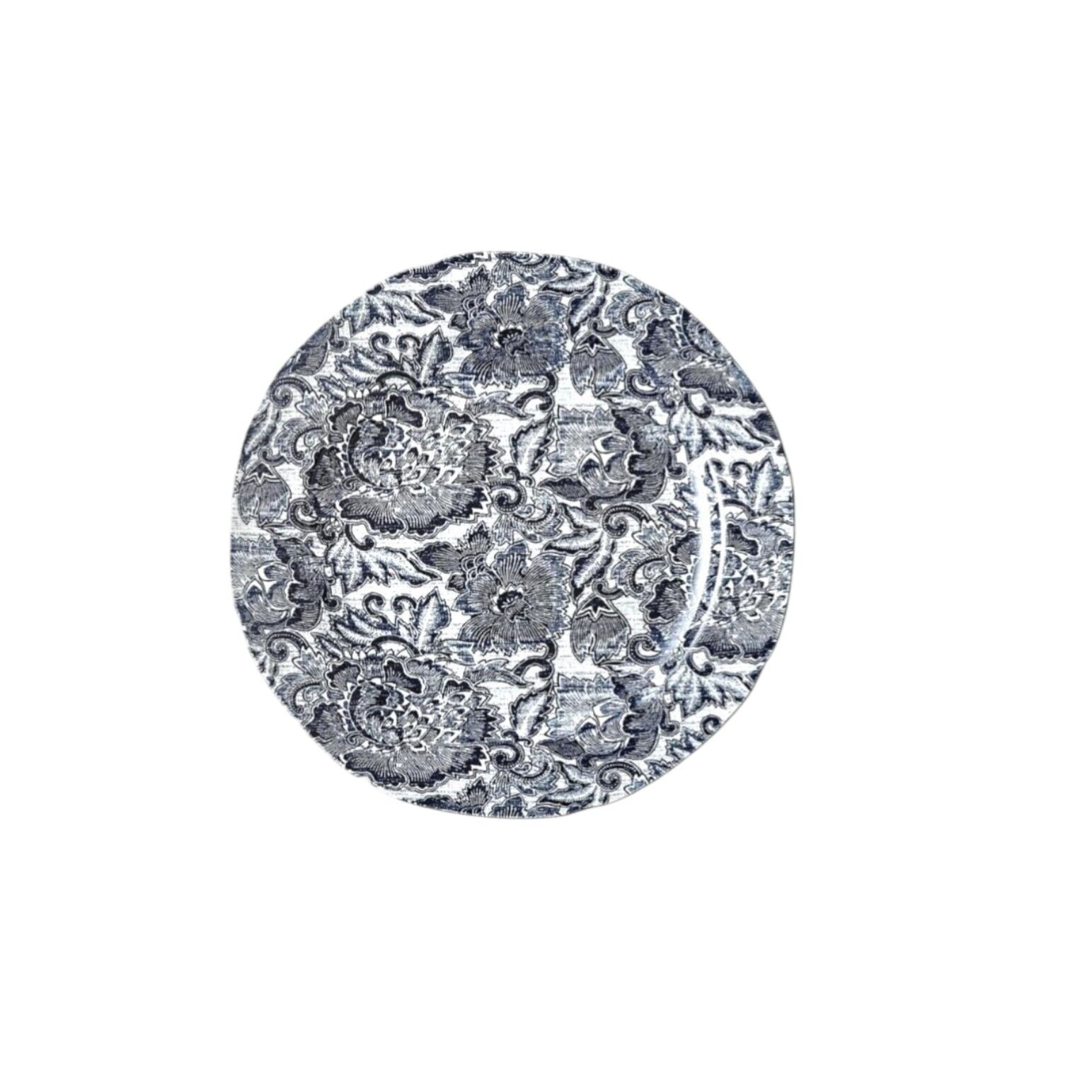 FADED PEONY SALAD PLATE