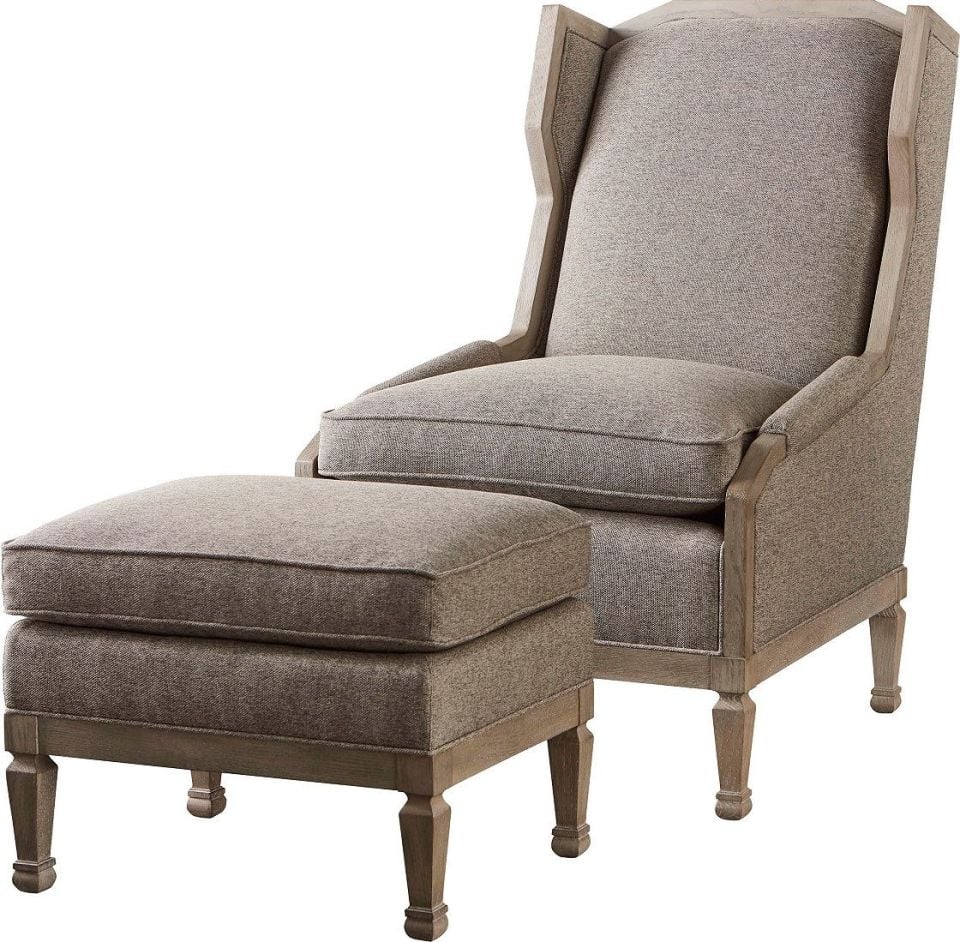 SPIRAL LEG OTTOMAN