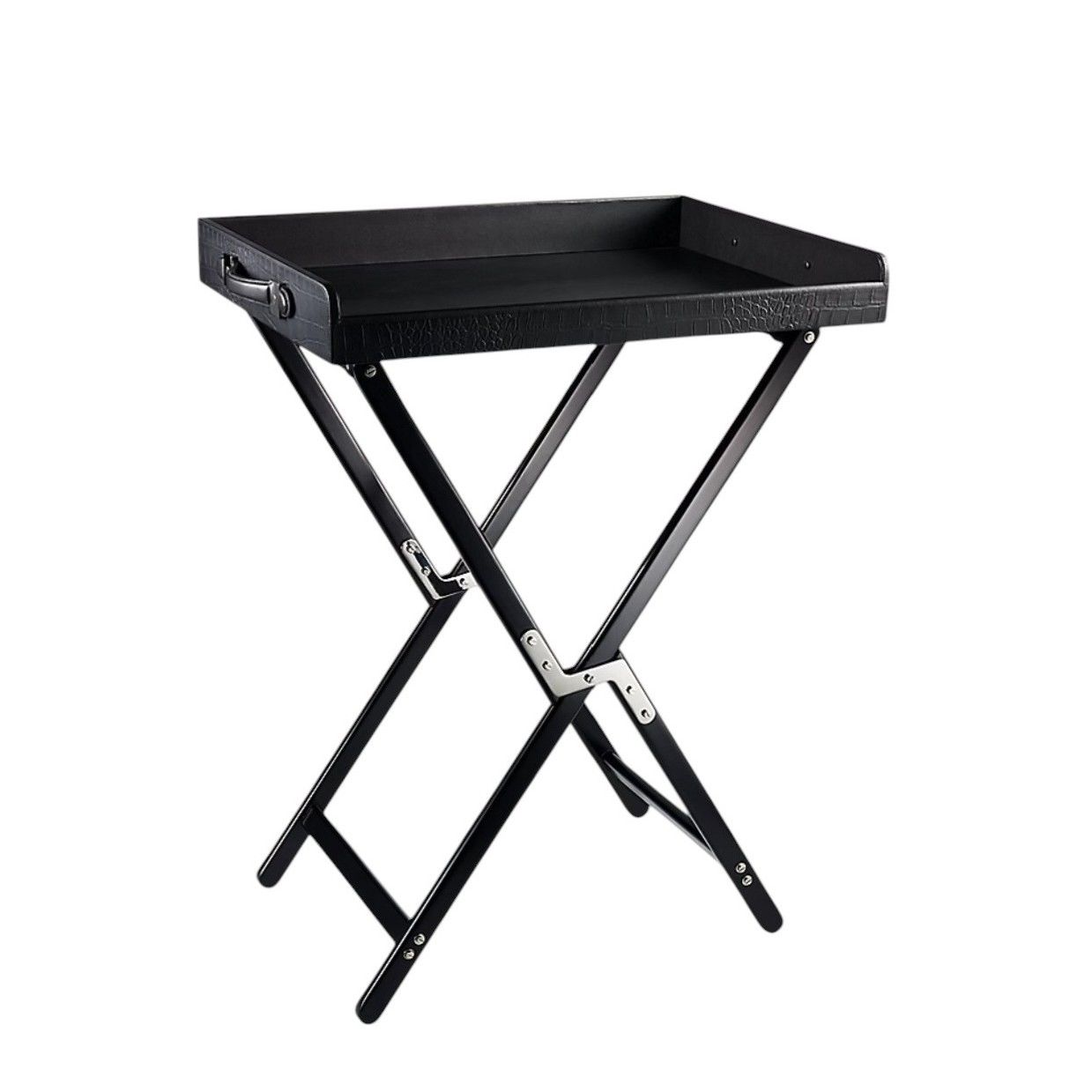 BLACK WOOD GAVIN TEPSİ SEHPA