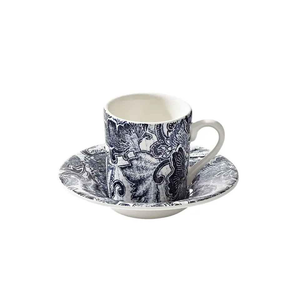 FADED PEONY ESPRESSO FİNCANI VE TABAĞI