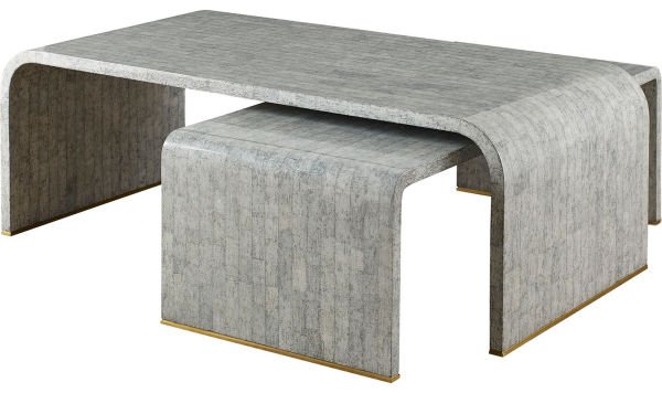 CRAQUELURE NESTING COCKTAIL TABLE