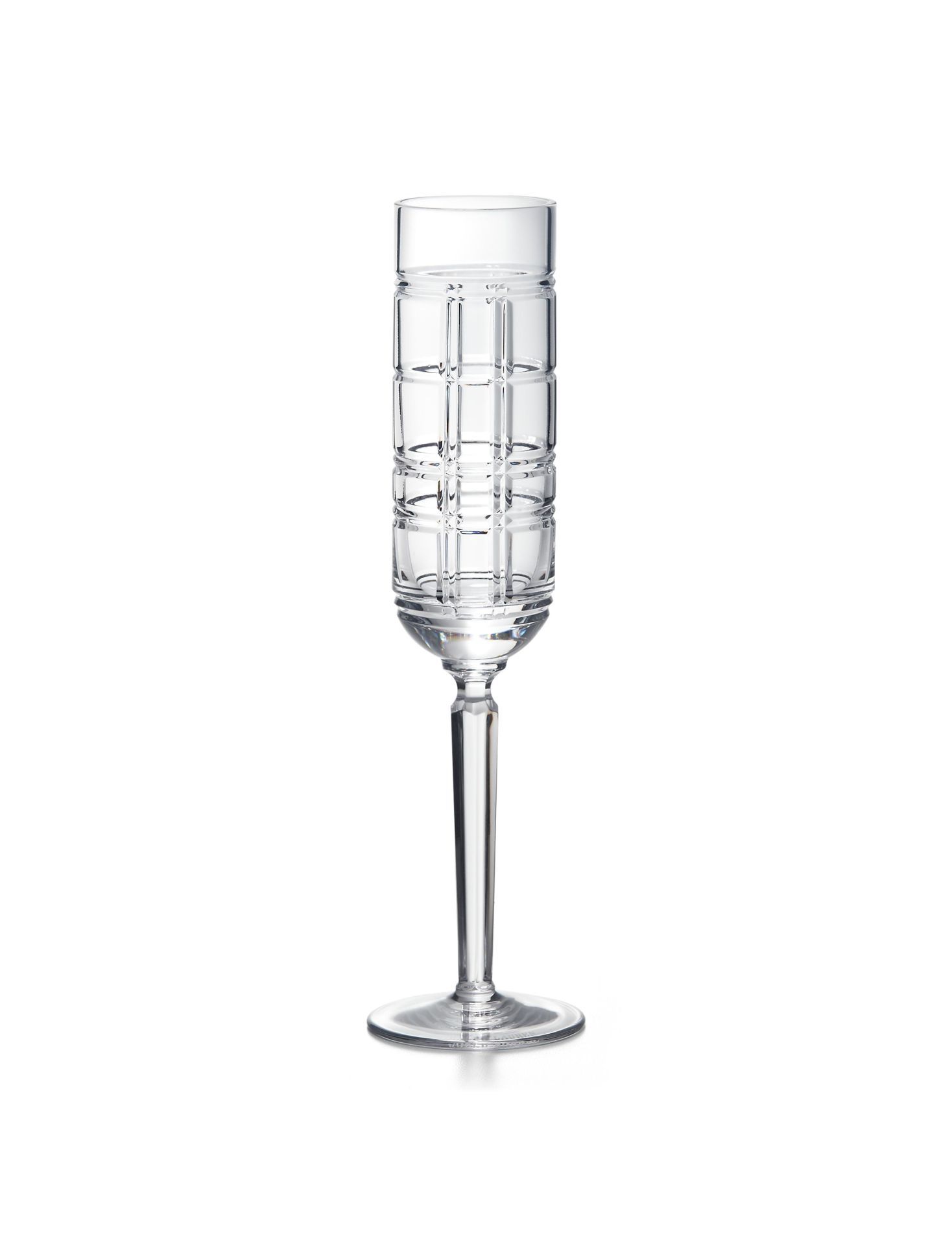 HUDSON PLAID CHAMPAGNE GLASS