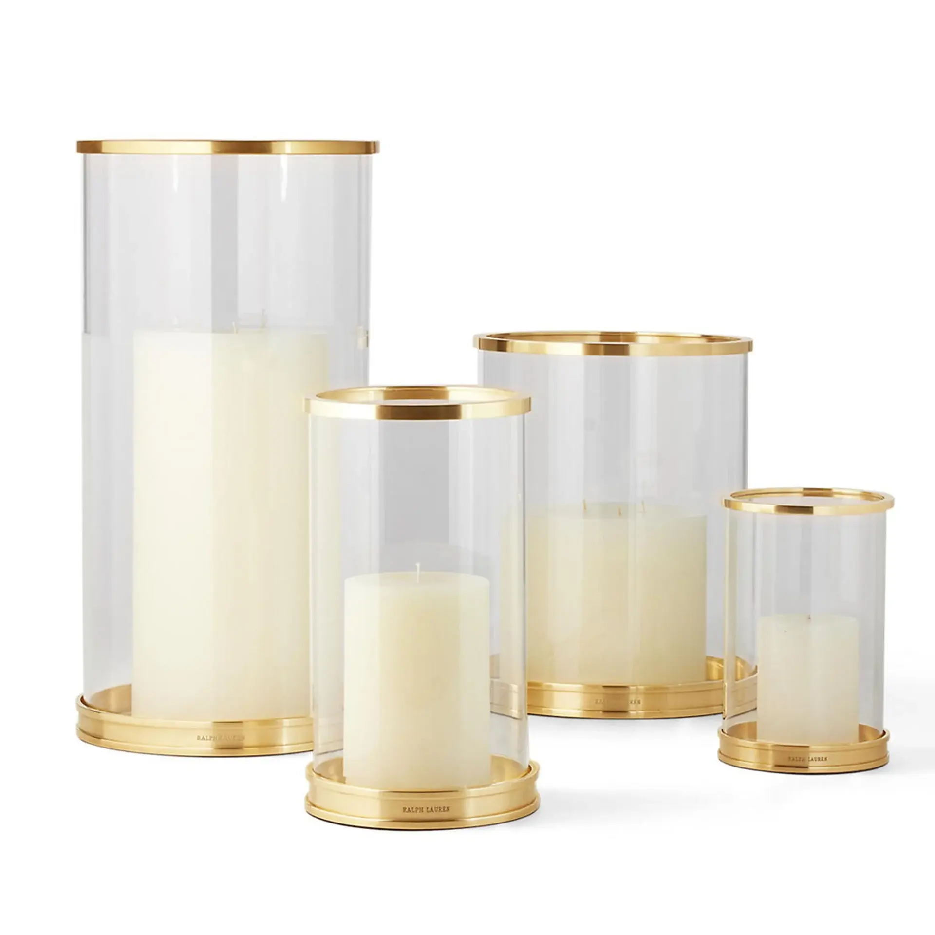 MODERN HURRICANE BRASS LAMP