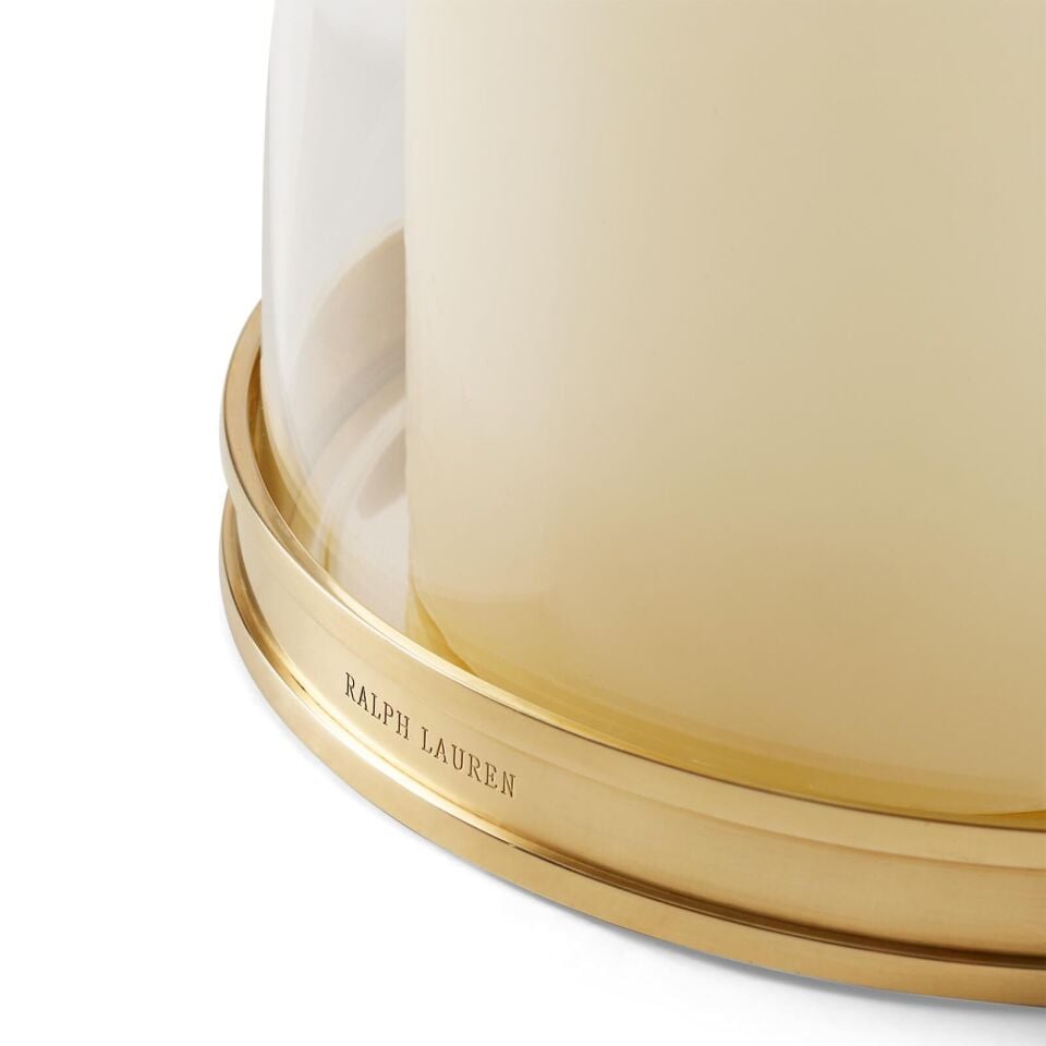 MODERN HURRICANE BRASS LAMP