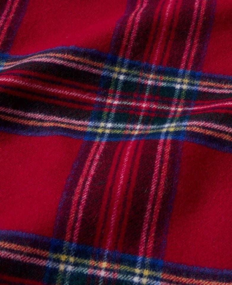 AINSLEY THROW RED BLANKET