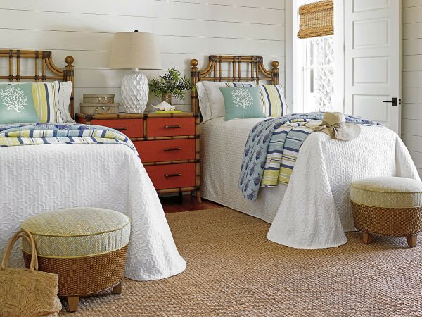 ST. KITTS RATTAN HEADBOARD
