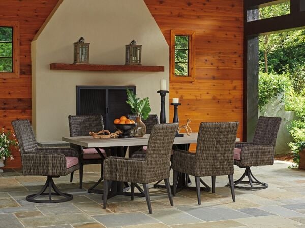 SWIVEL ROCKER DINING CHAIR