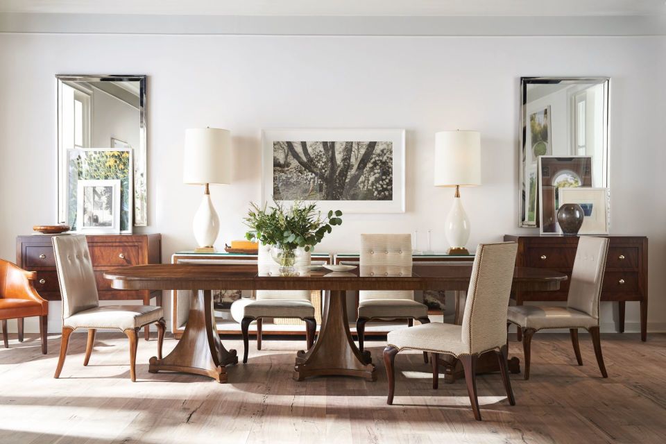 QUAD - PEDESTAL DINING TABLE