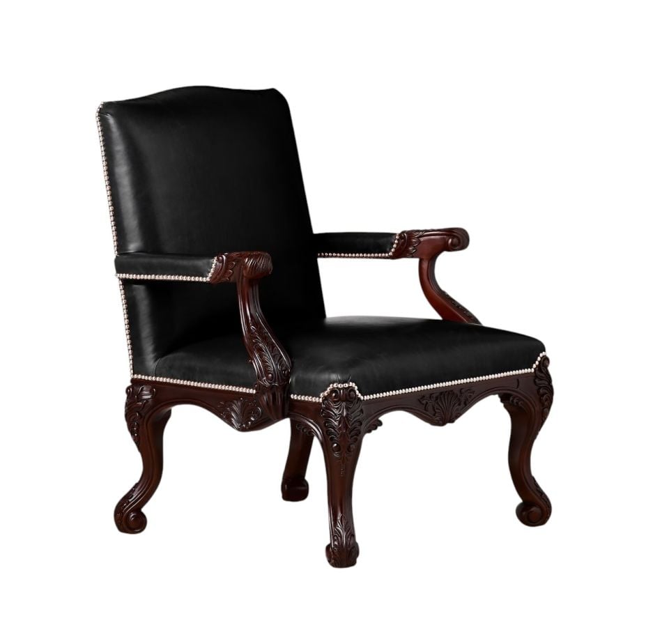 CLIVEDON CARVED CHAIR