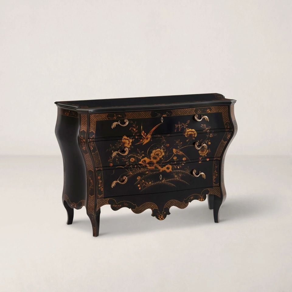 HEIRESS PAINTED BOMBE CHEST