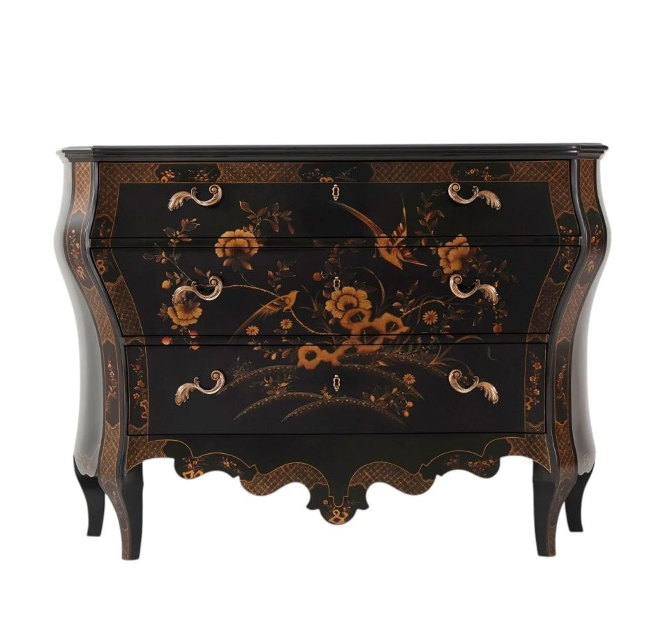 HEIRESS PAINTED BOMBE CHEST