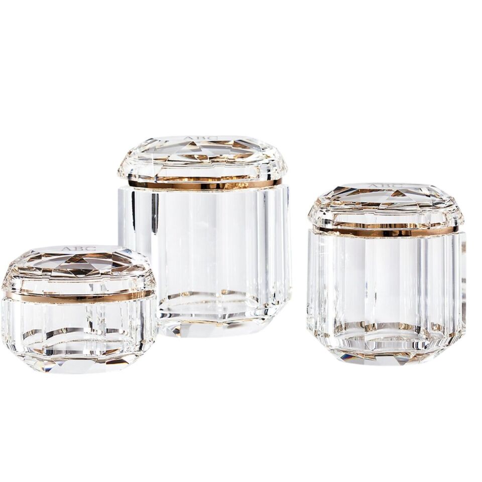LEIGH CLEAR CRYSTAL JAR