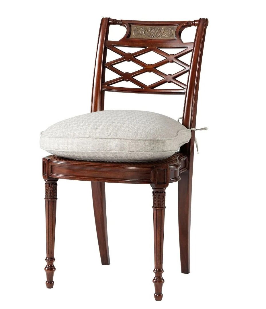 ADORNED WITH SILK BOWS SIDE CHAIR