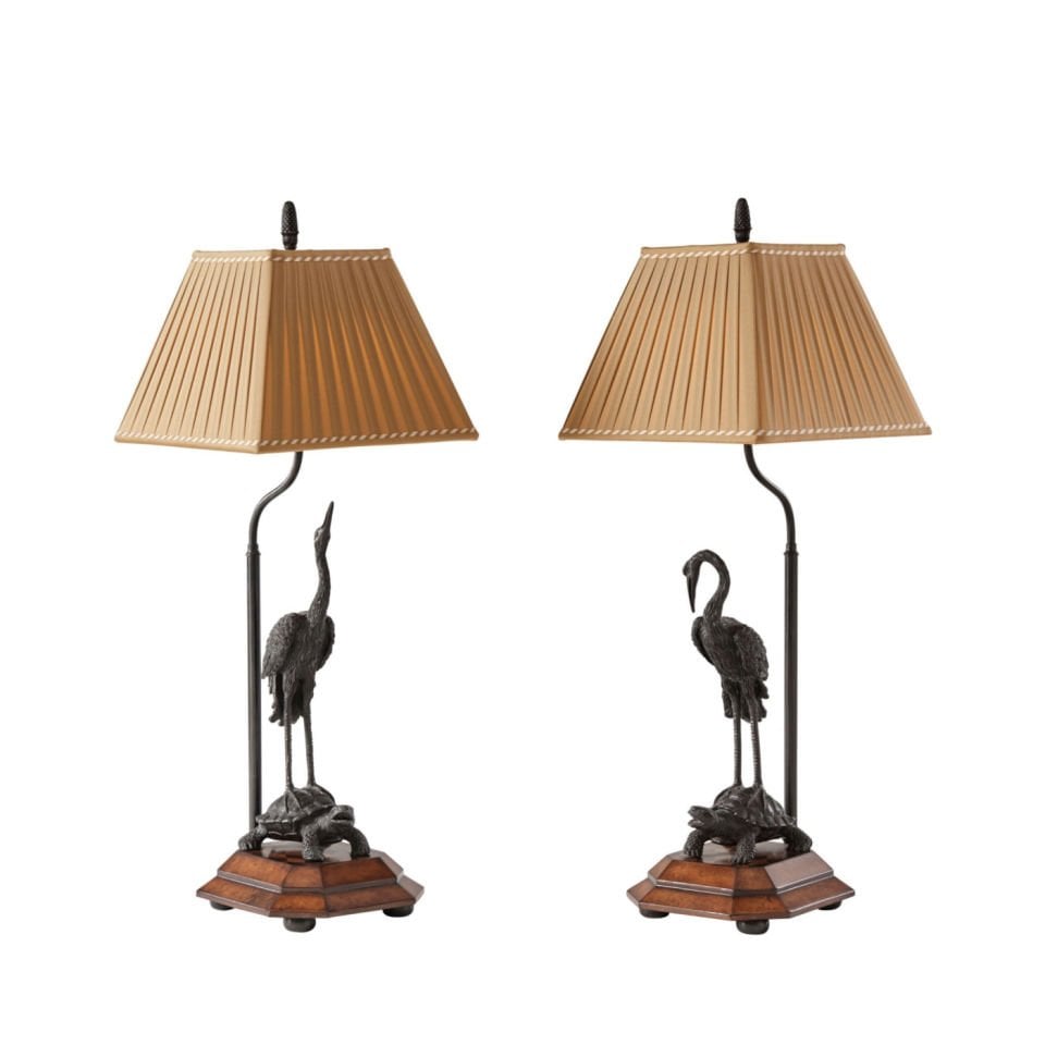 MEIJI CRANES TABLE LAMP
