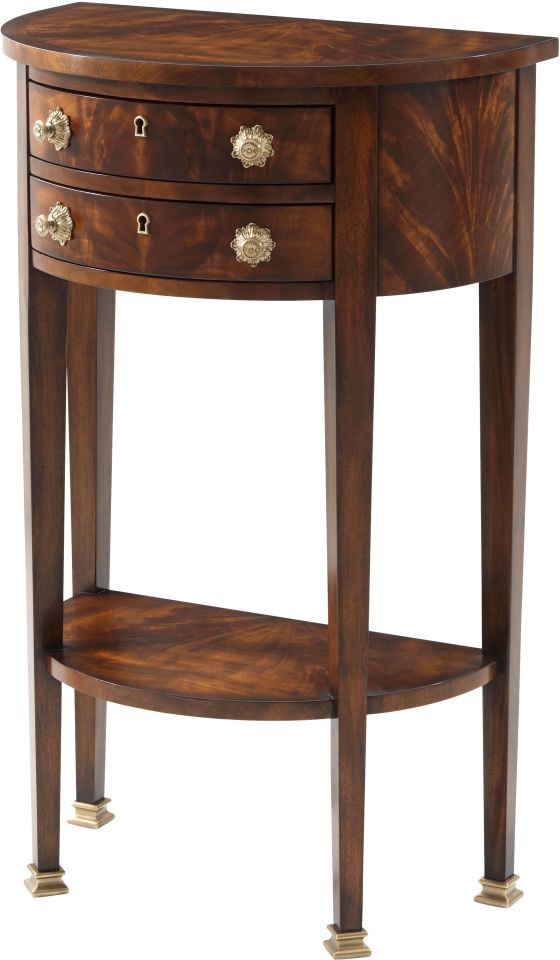 DEMI LUNE ACCENT CONSOLE TABLE