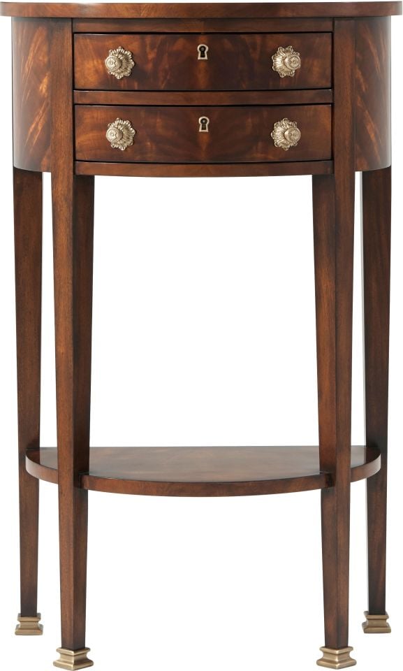 DEMI LUNE ACCENT CONSOLE TABLE