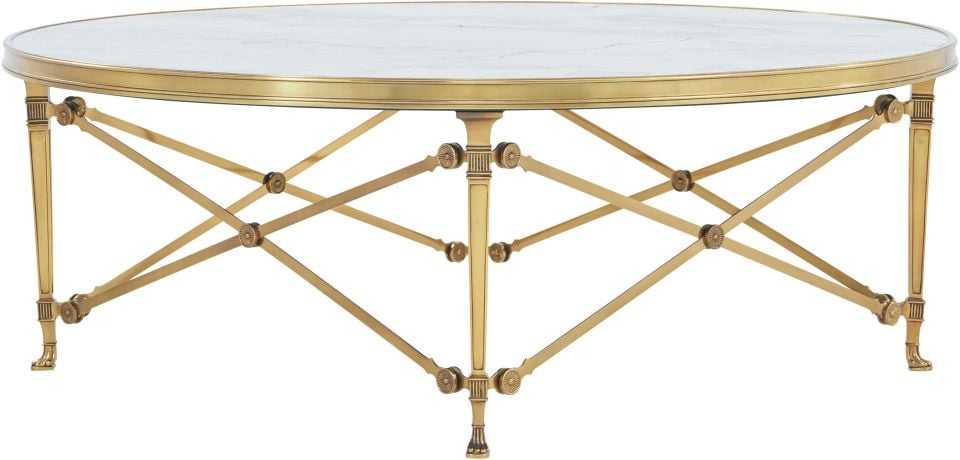 SPENCER LONDON BRASS COCTAIL TABLE