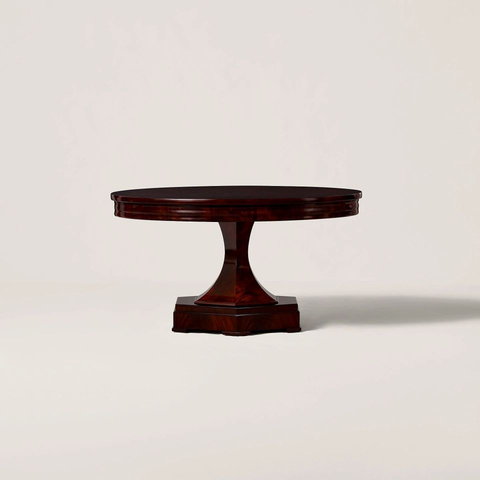 MOORE CENTER HALL MARBLE TABLE