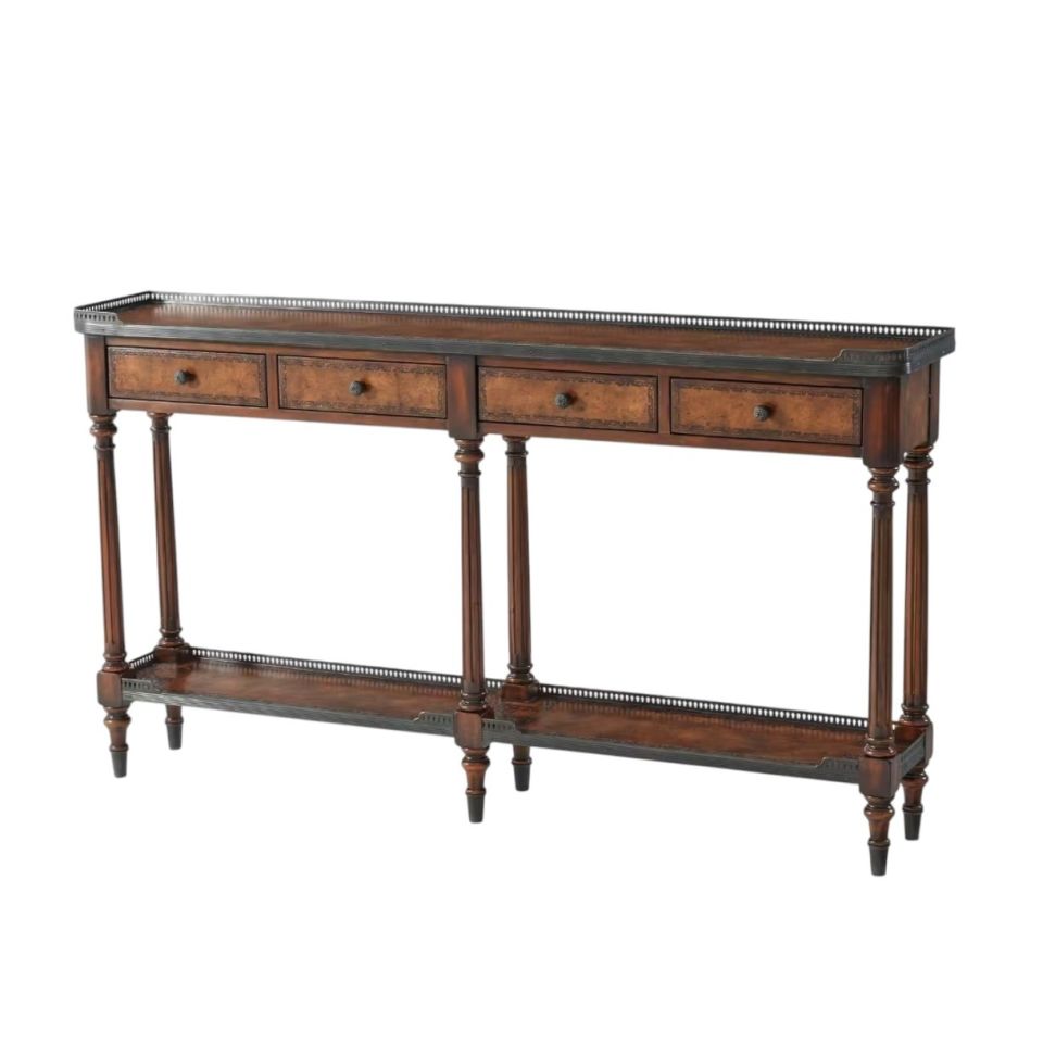 THE LOUIS DERİ KONSOL MASASI