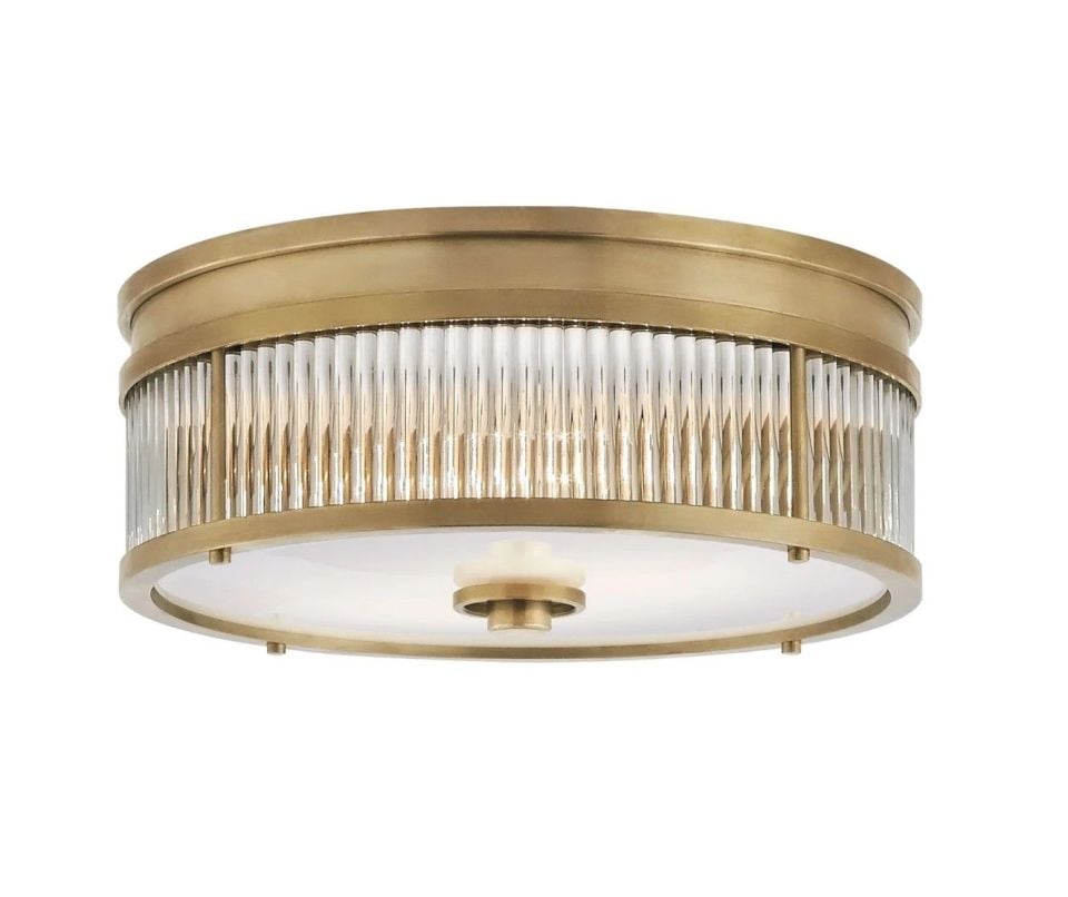 ALLEN SMALL ROUND FLUSH MOUNT LAMBA
